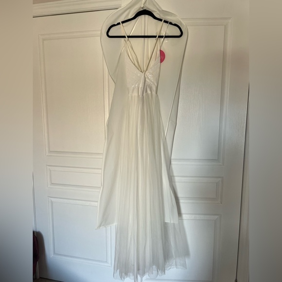Honey / Chelsea White Tulle Dress - Picture 5 of 6